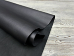 Лист черной кожи Nappa Soft Nero с гладким матовым финишем для сумок и аксессуаров