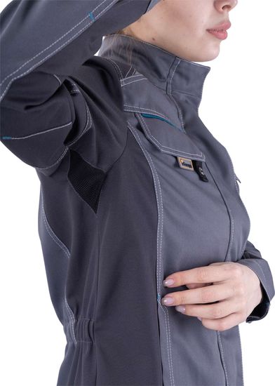 Куртка «Турбо СЕЙФЕТИ (SAFETY)» женская летняя серая