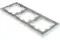 Рамка Systeme Electric ATLASDESIGN 3-постовая алюминий 36442