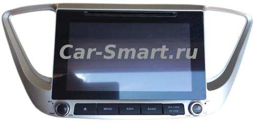 Магнитола для Hyundai Solaris 2 2017-2022, Solaris HS 2024+ - Kuberg KR-8122-S10 (с DVD, кнопками и крутилками) Android 10, Быстрая, 4G SIM-слот