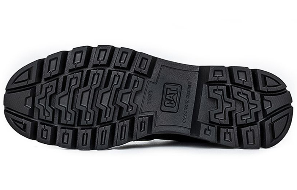 CAT Casual Leather Shoes Men"s Low top Black