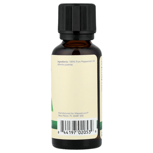 Vitacost, 100% чистое масло перечной мяты, 30 мл (1 жидк. унция)