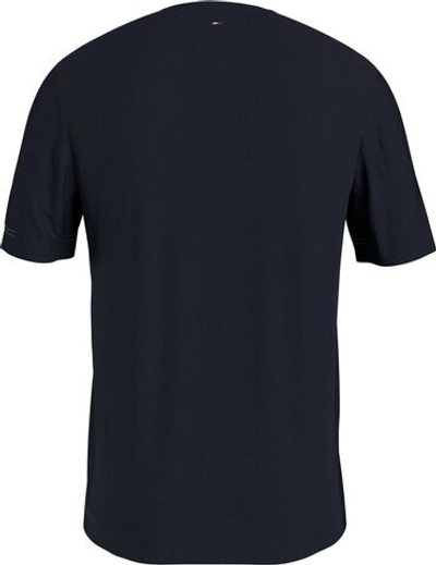 Футболка мужская теннисная Tommy Hilfiger Essentials Small Logo SS Tee - desert sky