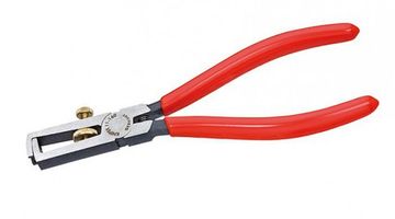 Клещи с накатанной головкой и контргайкой для удаления изоляции KNIPEX 11 01 160 KN-1101160