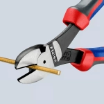 Кусачки боковые особой мощности черненые 180 мм Knipex 74 02 180