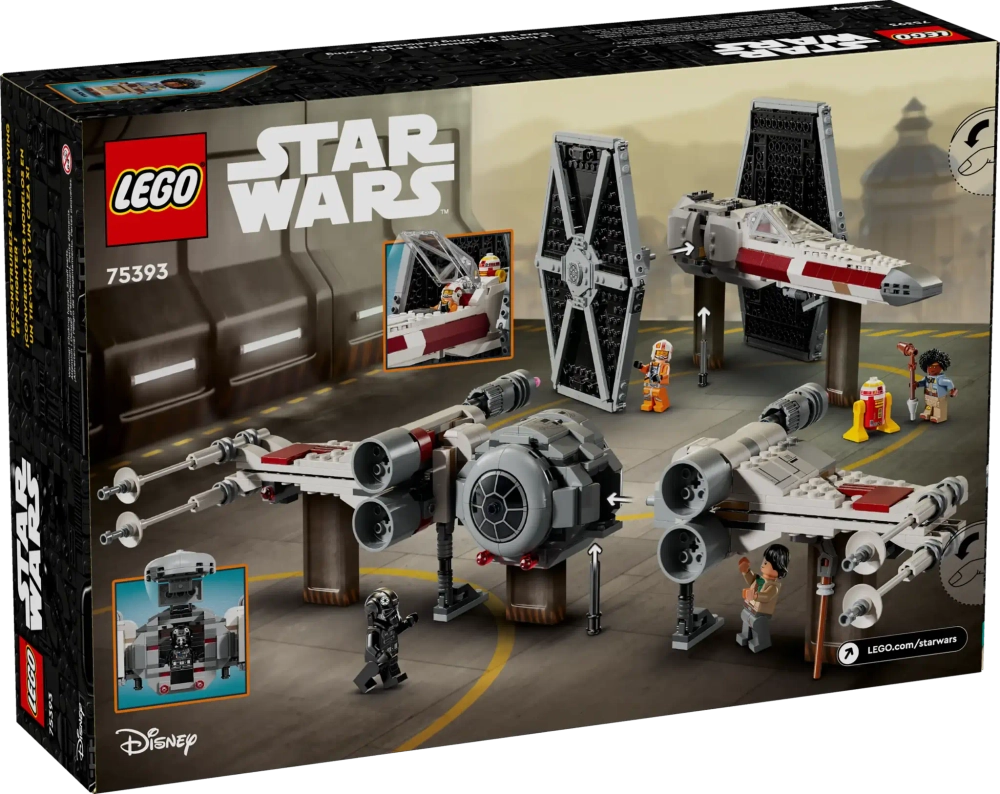 Конструктор LEGO Star Wars 75343 Смешанные истребители TIE Fighter & X-Wing