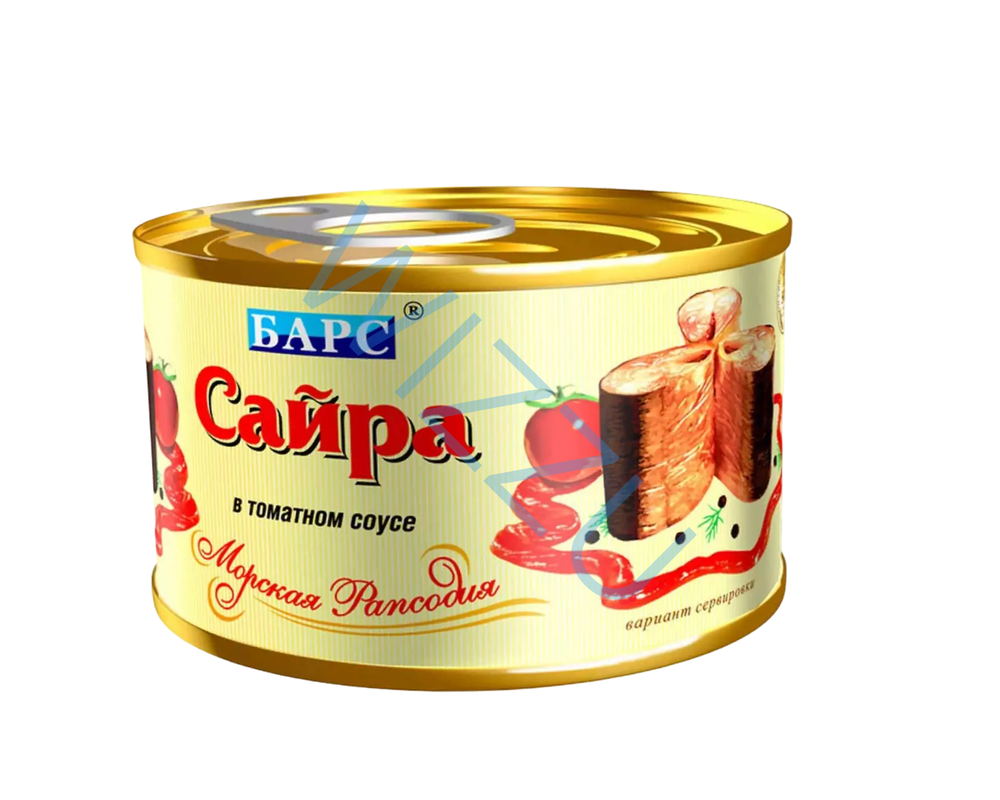 Сайра в т/с 250г   ТМ "БАРС"