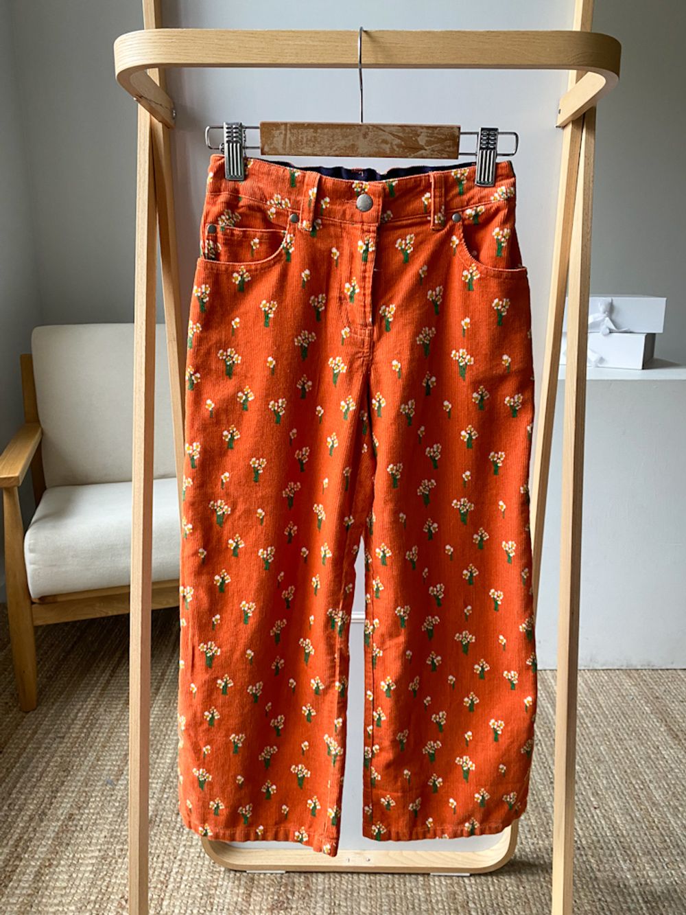 Новые вельветовые брюки Stella McCartney, 128