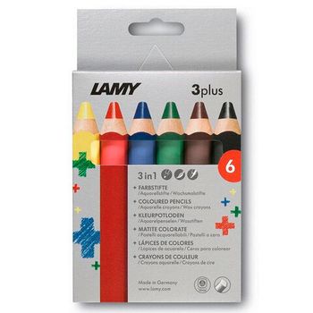 Цветные карандаши LAMY "3 plus" 6 штук (1222002)