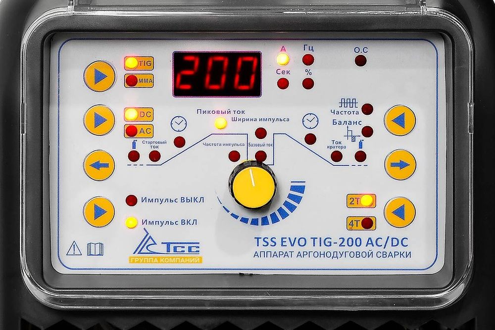 Аппарат аргонодуговой сварки TSS EVO TIG-200 AC/DC - [220В / 10-200А]