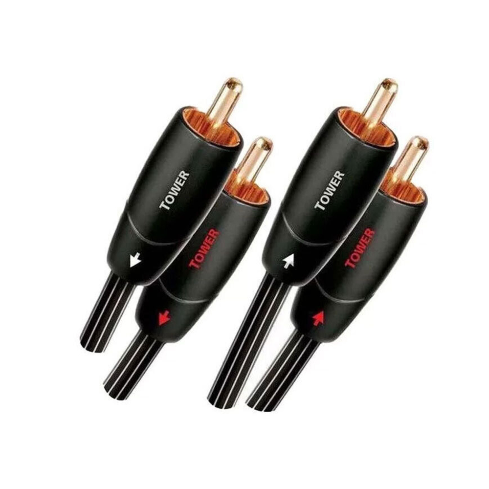Межблочный кабель AudioQuest Tower RCA-RCA, 1 метр