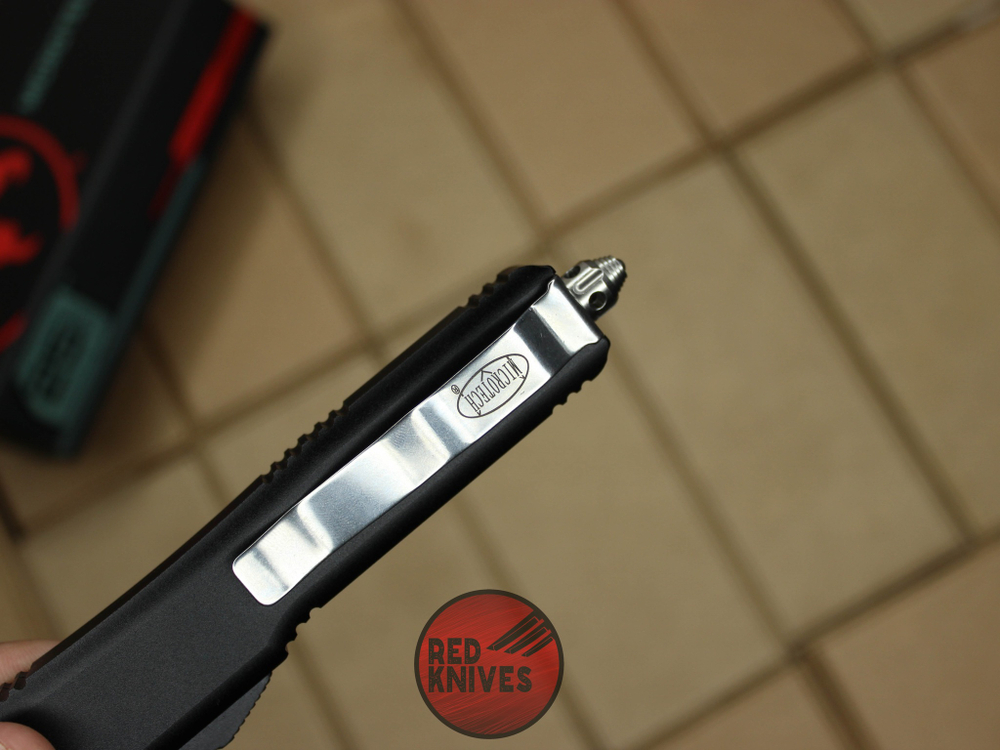 Нож Microtech Ultratech S/E - черная рукоять, стандартный клинок сатин + запчасти RK-386