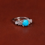 Серебряное кольцо с бирюзой Mashahir 35153 Иран