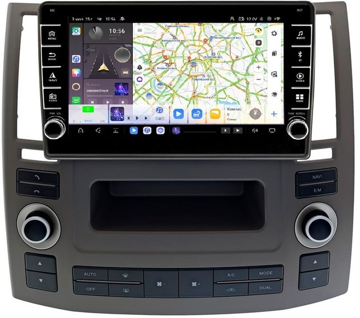 Магнитола для Infiniti FX35 (S50), FX45 2006-2008 - Kuberg SF-9279-2 (кнопки и крутилки) Android 13, Быстрая, CarPlay, 4G SIM-слот