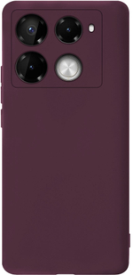 Мягкий Soft Touch чехол из силикона для INFINIX NOTE 40 PRO / 40 PRO PLUS с бархатной подкладкой