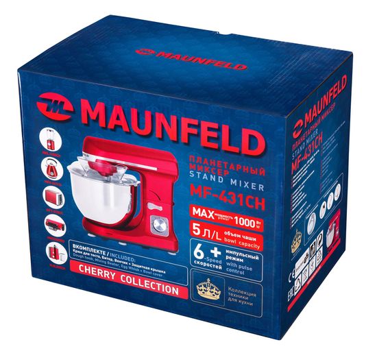 Миксер планетарный MAUNFELD MF-431CH