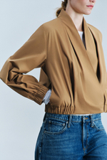 РУБАШКА-БОМБЕР С ЗАПАХОМ — ZW COLLECTION — ZARA