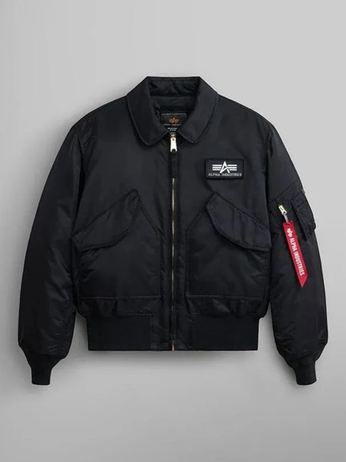 Куртка Бомбер CWU 45 /P HERITAGE (черная - black)