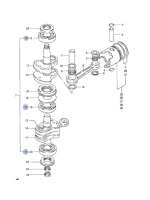 Подшипник коленвала Suzuki DT20-DT85