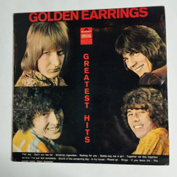 Винтажная виниловая пластинка LP Golden Earrings Greatest Hits (Holland 1968)