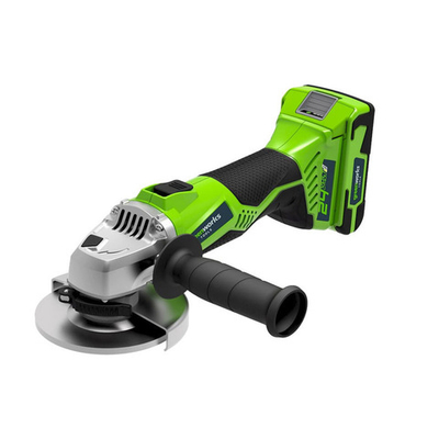 Аккумуляторная УШМ GREENWORKS GD24AG  бесщеточная с АКБ 4Аh и ЗУ 3200207UB