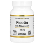 California Gold Nutrition, Fisetin with Novusetin, физетин, 100 мг, 90 растительных капсул