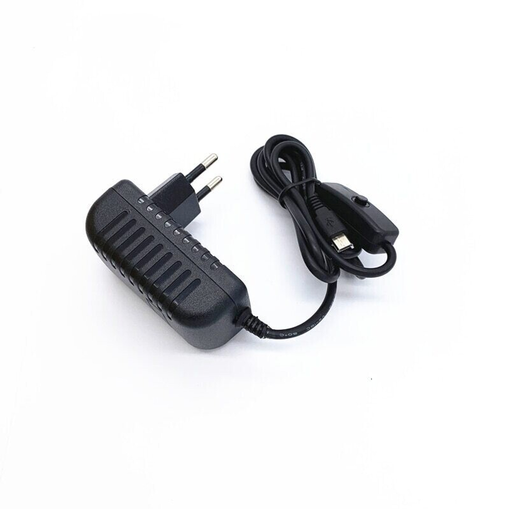 Сетевое зарядное устройство 5 V 3A Micro USB порт для Raspberry Pi 3 Model B + плюс