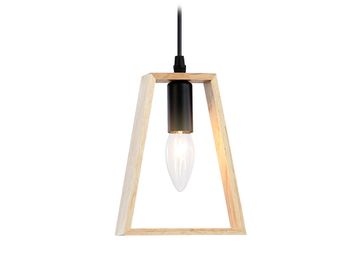 Подвесной светильник в стиле лофт 1*Е14 TR80497 BK/LW чёрный/светлое дерево Traditional Ambrella