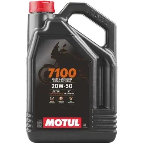Моторное масло Motul 7100 4T SAE 20W-50 - 4л