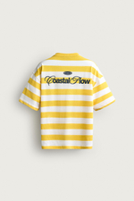 ФУТБОЛКА RELAXED FIT В ПОЛОСКУ С ТЕКСТОМ — ZARA