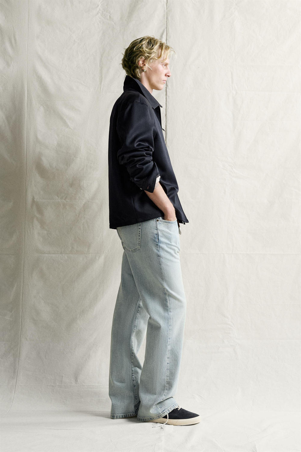 КУРТКА ИЗ СМЕСОВОЙ ШЕРСТИ КЛАССИЧЕСКОГО КРОЯ — ZARA · 1222/527
