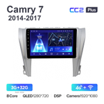 Teyes CC2 Plus 10,2"для Toyota Camry 7 2014-2017