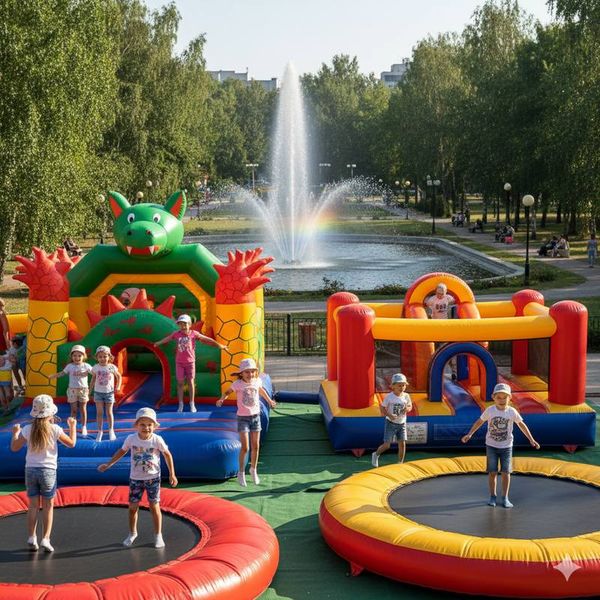 Надувной батут в Новокузнецке: купить для бизнеса и праздников