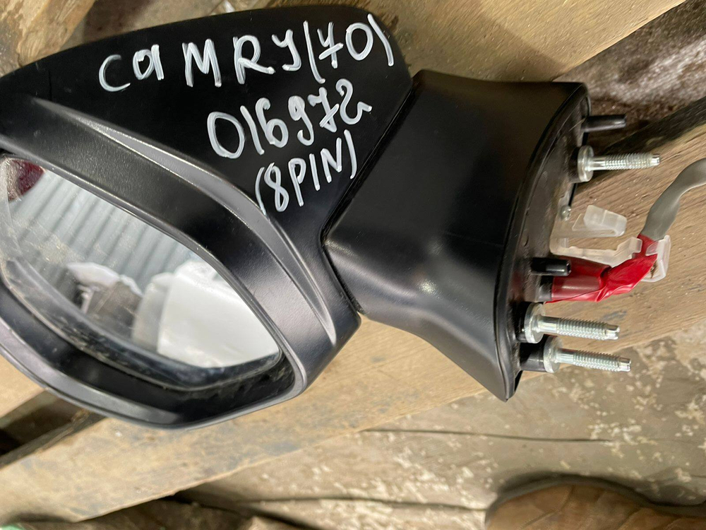Зеркало левое 8 pin Toyota Camry (XV70) 17-нв Б/У Оригинал 8794033D40