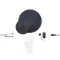 Transparent Transparent Turntable Black