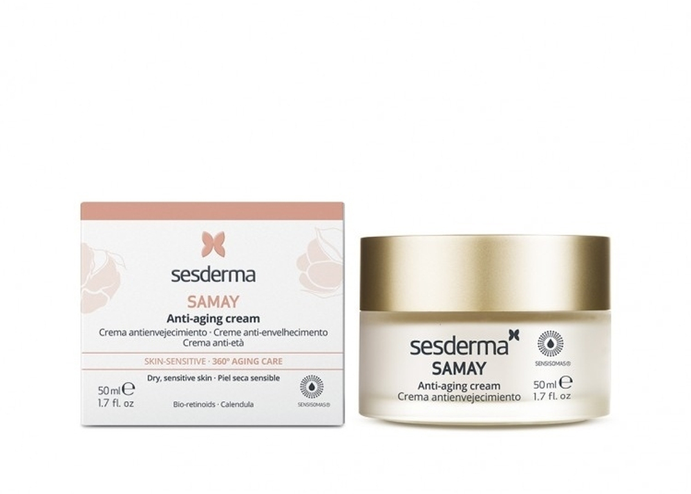 Sesderma SAMAY Anti-Aging Cream - Крем антивозрастной для чувствительной кожи, 50 мл