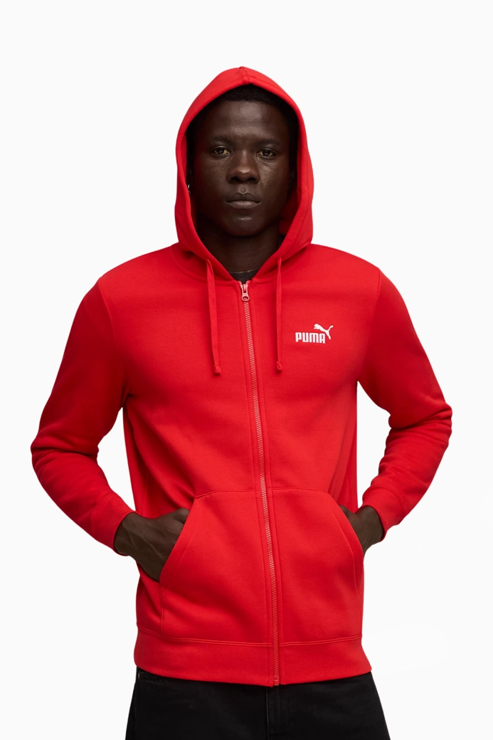 Кофта Puma Essentials No.1 Logo Full-Zip - красный