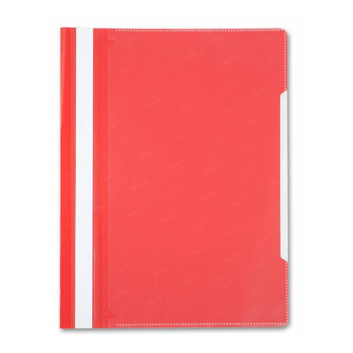 Скоросшиватель Бюрократ PS20RASP A4 пласт.малин.*20/200  20.03