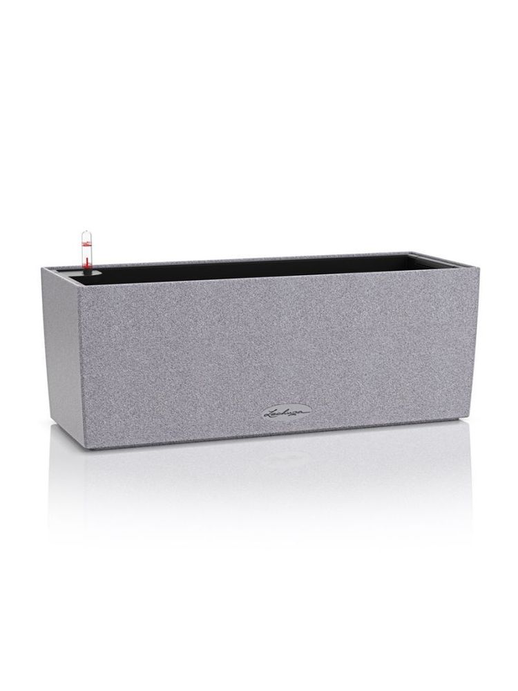 Кашпо Lechuza "Balconera Stone Complete stone grey" (пластик), 50х19хН19 см