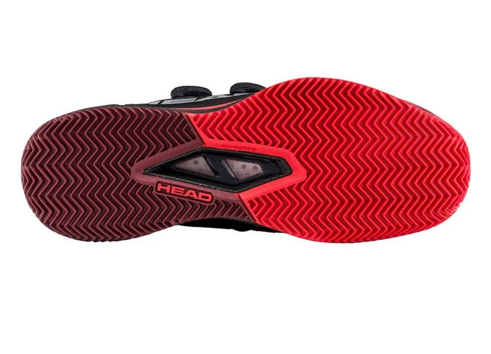 Теннисные кроссовки Head Endure Pro Boa Clay - black/red