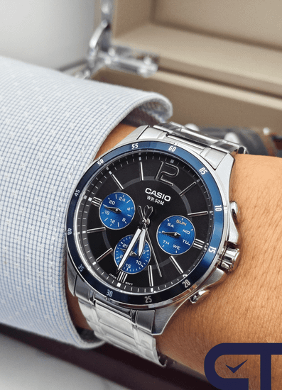 CASIO MTP-1374D-2A — мужские классические часы