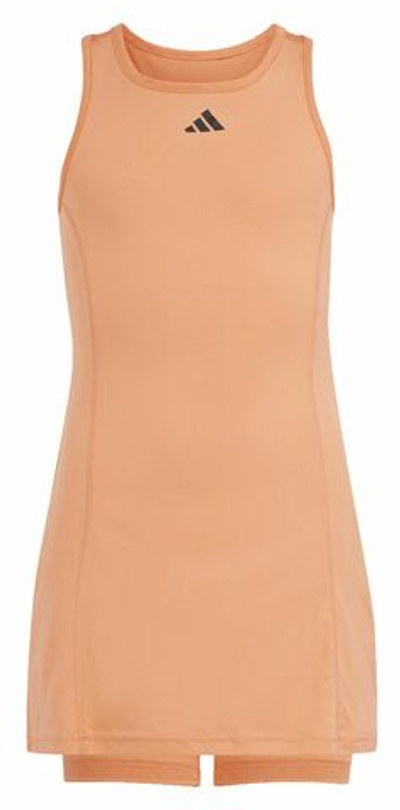 Платье для девочки теннисное Adidas Girls Club Tennis Dress - hazy orange