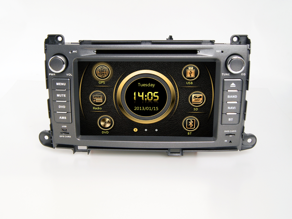 Установочный комплект для TOYOTA Sienna  KUBERG KR-8086-DSP
