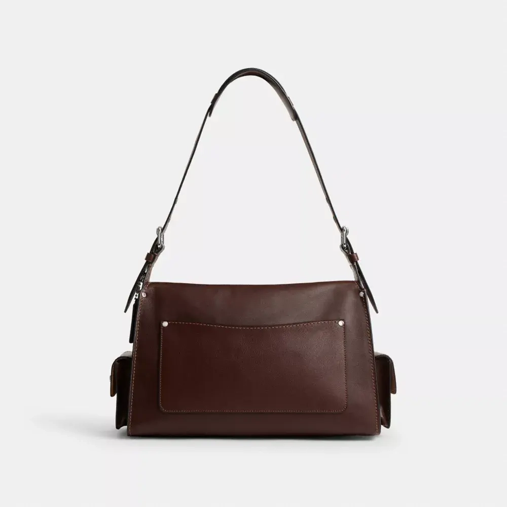 COACH СУМКА CARGO TABBY 36, ТЕМНО-КОРИЧНЕВЫЙ