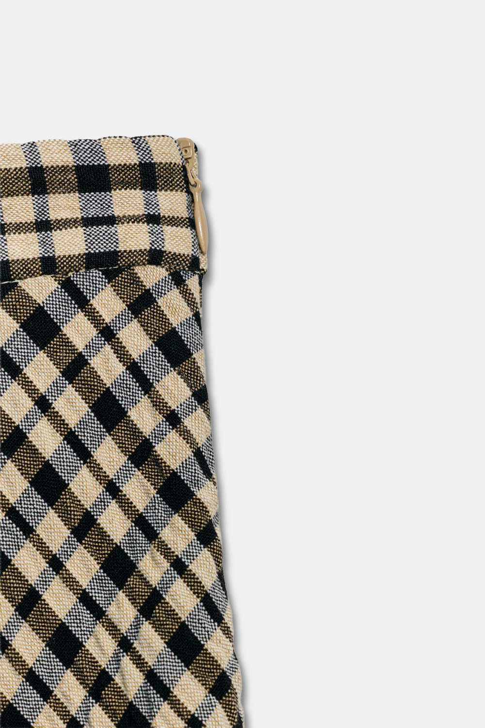 ЮБКА МИДИ В КЛЕТКУ — ZARA