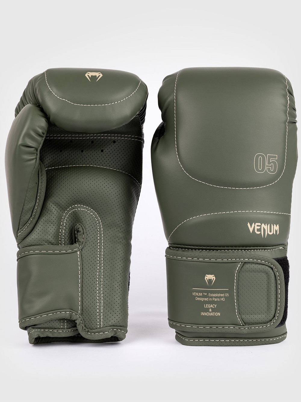 Перчатки боксерские Venum Impact Evo Earth Kaki