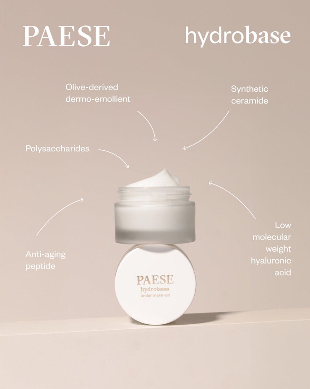 Paese Hydrobase - Увлажняющая база под макияж, 30 ml