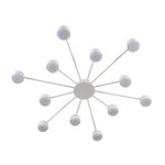 8343/12C COMFI LN26 252 белый, металл Люстра GX53 LED 12*7W 220V TORINA