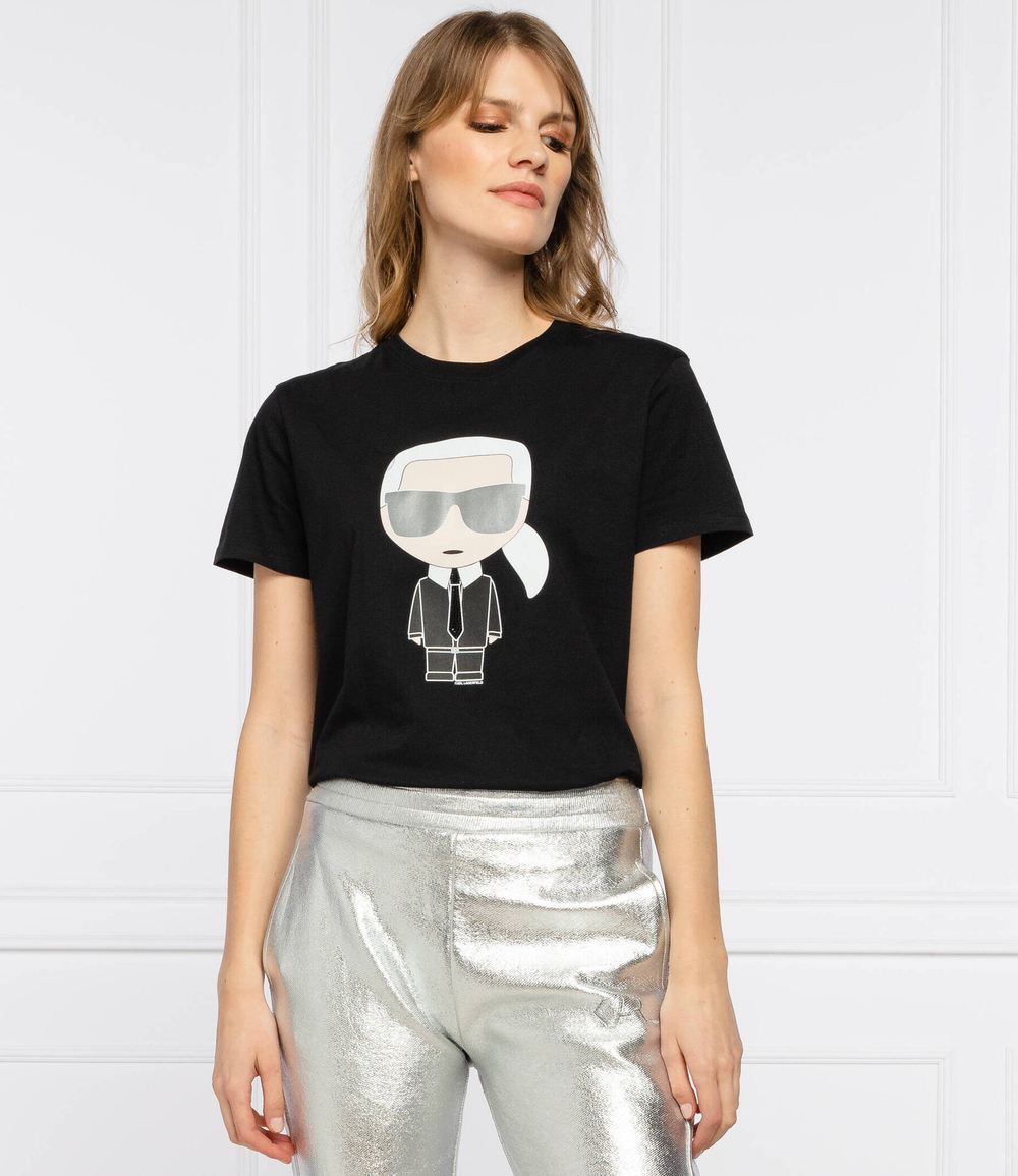 футболка ikonik karl Karl Lagerfeld - черный(210W1721)