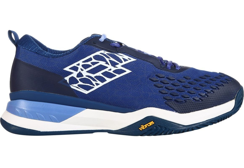 Теннисные кроссовки Lotto Raptor Hyperpulse 100 Clay - royal gem/all white/blue 295c